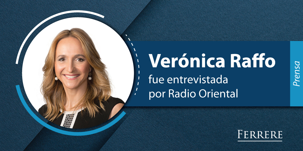 ferrere's tweet photo. #URUGUAY "Es importante que las empresas tengan un protocolo claro de actuación", explica la socia de #FERRERE Verónica Raffo sobre los desafíos que implica la aparición del #coronavirus para el mercado laboral.
https://t.co/F6ZODfSR4i https://t.co/0hbOPnuBMZ