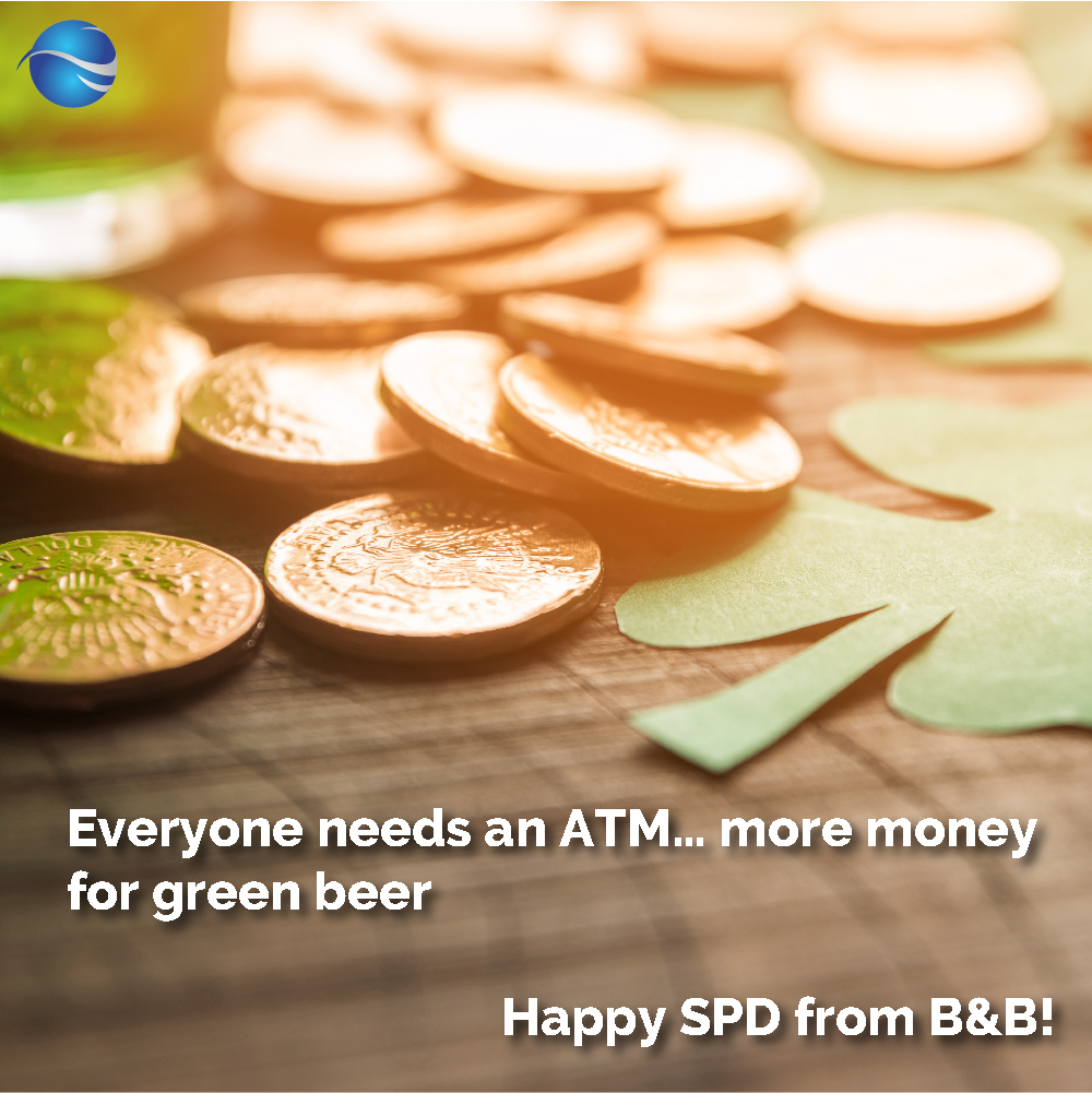 bandbfinancial's tweet photo. Are you drinking green beer this St. Patricks Day? 🍺🍀 https://t.co/Mxw0kOEUpf