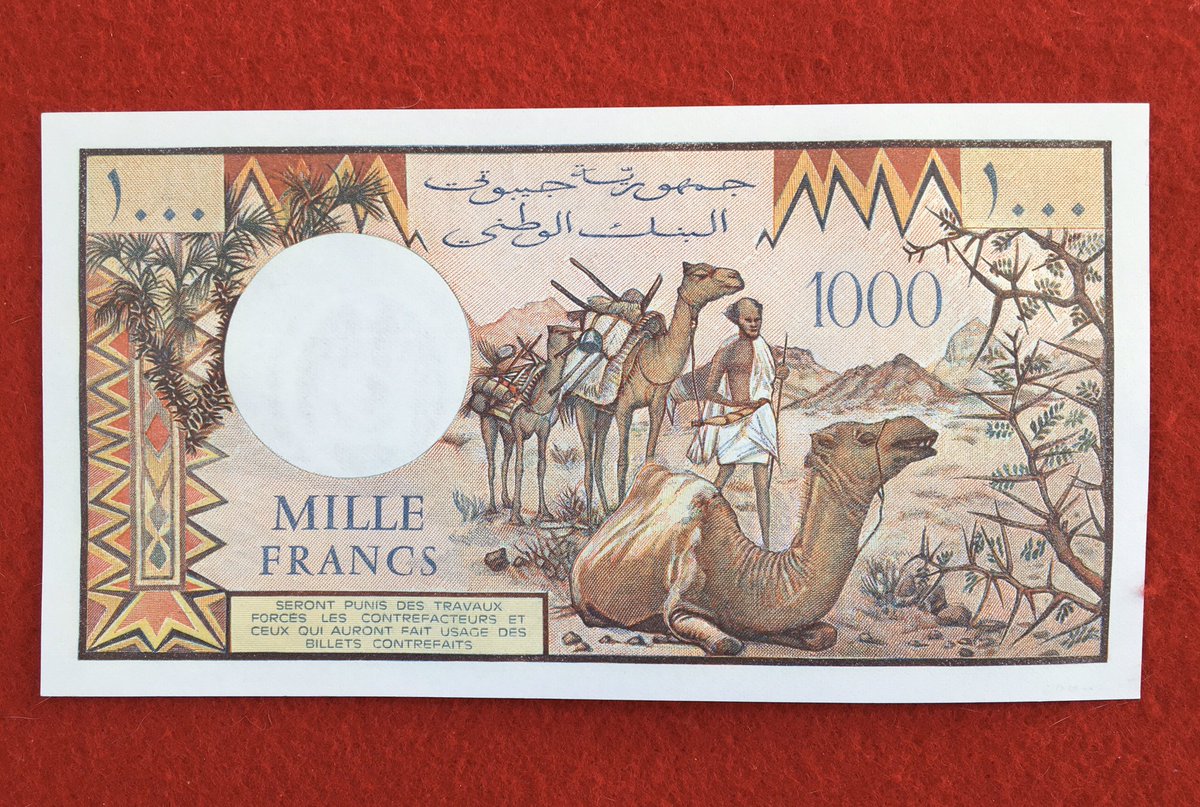 #Worldbanknotes
#Worldpapermoney
#Papermoney
Tuesday Daily Offer
Djibouti
1000 Francs (1979) without sign Pick 37a Unc Nice $200.00
jeremys66@comcast.net
(415) 640-3602