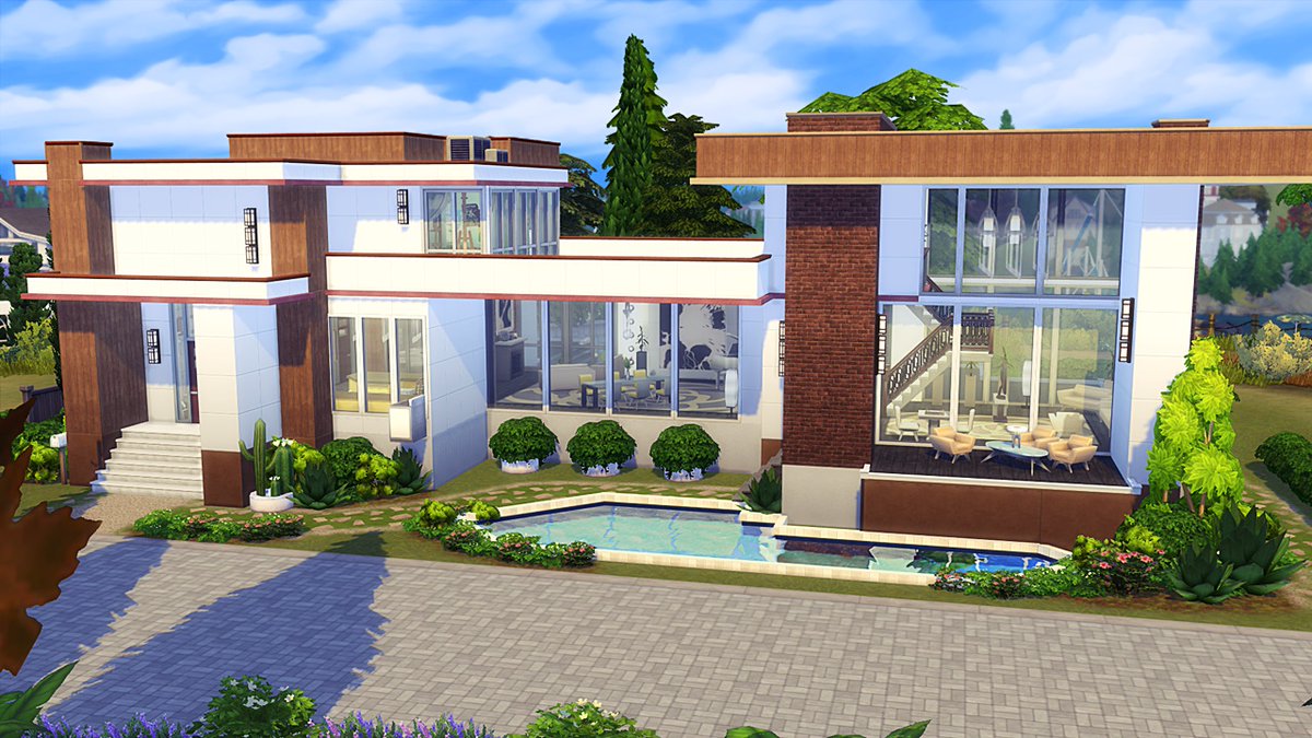 CayreesW's tweet photo. WELCOME to⭐️Chevresse ⭐️#TS4 luxury modern basegame house! stay & enjoy! ☺️
hugs! #cayrees link: https://t.co/Rg4769x37Q
#TheSims Gallery @TheSims #ShowUsYourBuilds @Maxis_Match_CC @SimsCreatorsCom https://t.co/Ti2EAA1GJo