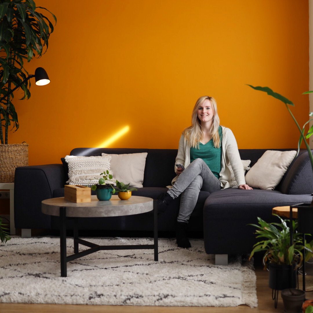 Ik maakte vandaag deze foto van mijn fijne woonkamer 🥰