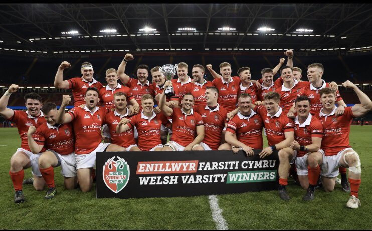 Disappointing but absolutely the correct decision to cancel <a href="/TheWelshVarsity/">Welsh Varsity</a> in light of the Corona crisis. We will look after the cup for another year 😉🔴⚫️ 🏆 #Winners #WelshVarsity #TeamCardiff