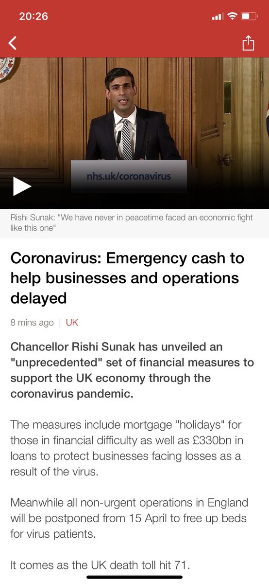 ⁦<a href="/BBCNews/">BBC News (UK)</a>⁩ : I may be being over sensitive, but this headline reads so wrong it’s untrue, please write your headlines responsibly...CASH won’t be delayed, operations will!! Help with your grammar required....I probably do as well, but I only have a few followers!!