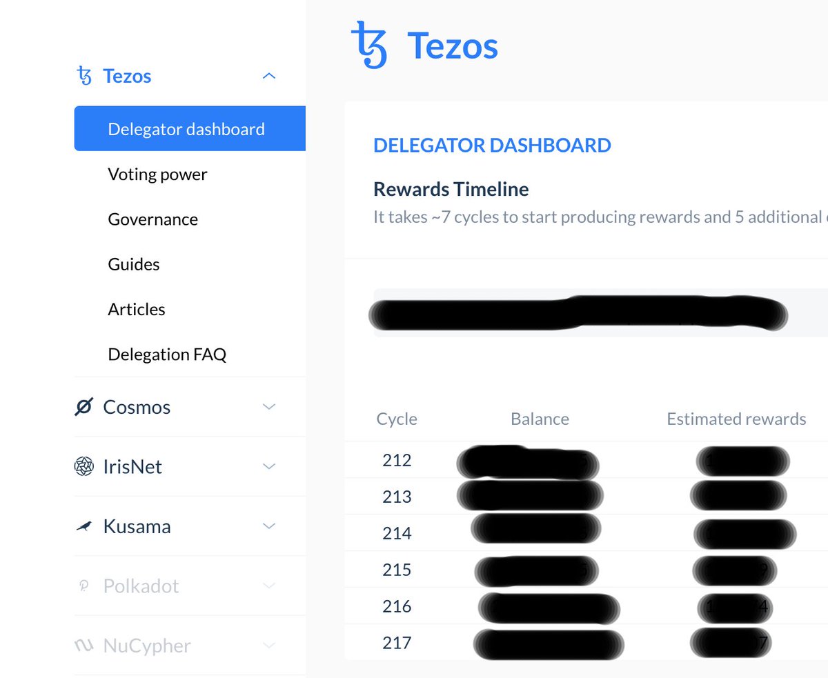 TezosPage's tweet photo. #tezos is a great coin because you keep getting more #Xtz #baking #bakingtezos #staking #stakingtezos #stakingxtz #gains #crypto #cryptocurrency #blockchain https://t.co/YdIeevfdIV