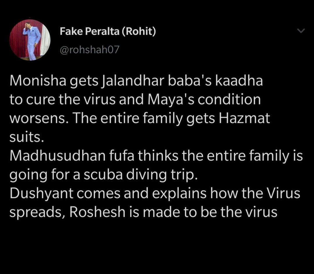 stutikothari's tweet photo. For all the #SarabhaiVsSarabhai fans.
A little humor amid the #Coronavirus scare and precautions posts everywhere
#COVID19 https://t.co/HX8PWIAyhG
