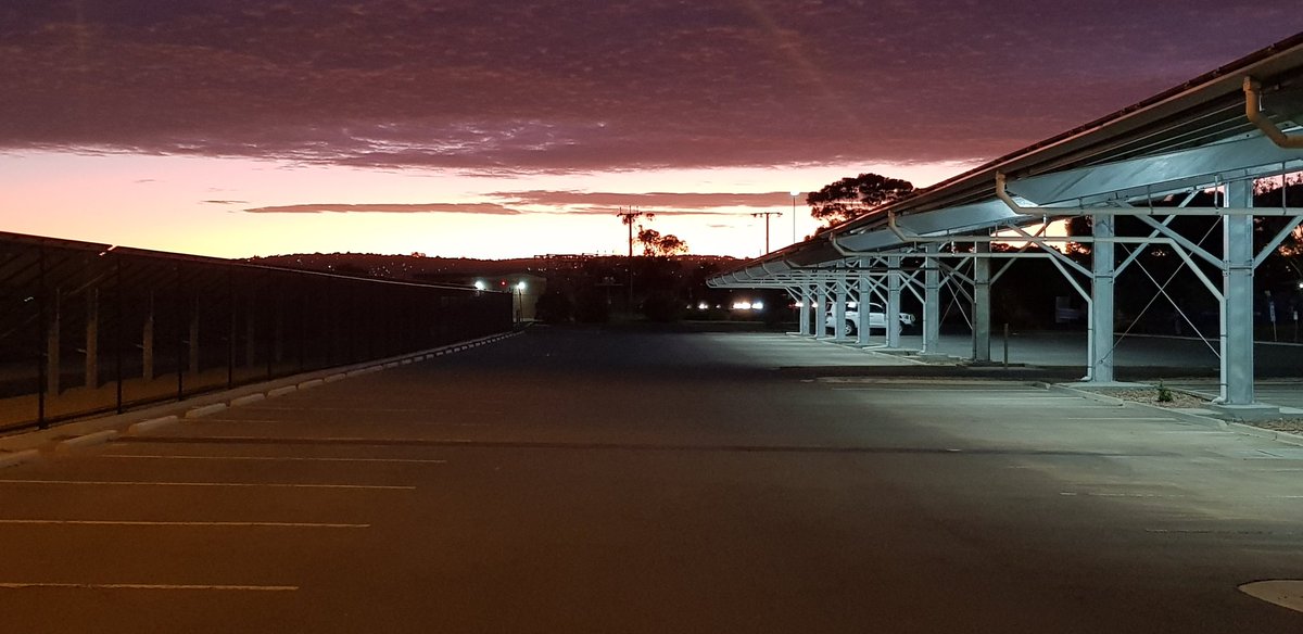 Beautiful sunrise at Mawson Lakes campus <a href="/UniversitySA/">UniSA</a>
