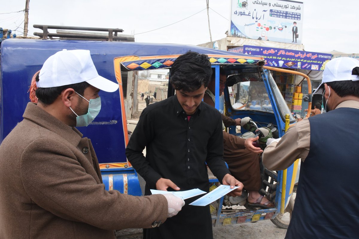 PenPath volunteers campaigned in Imam Sahib Dist of Kunduz province to raise awareness about Covid-19 and discussed prevention schemes with local people
#PenPathCoronaVirusSafetyCampaign 
#penpathkunduz #penpathVolunteers 
#Coronafighters 
#coronavirus 
#CoronaVirusUpdates