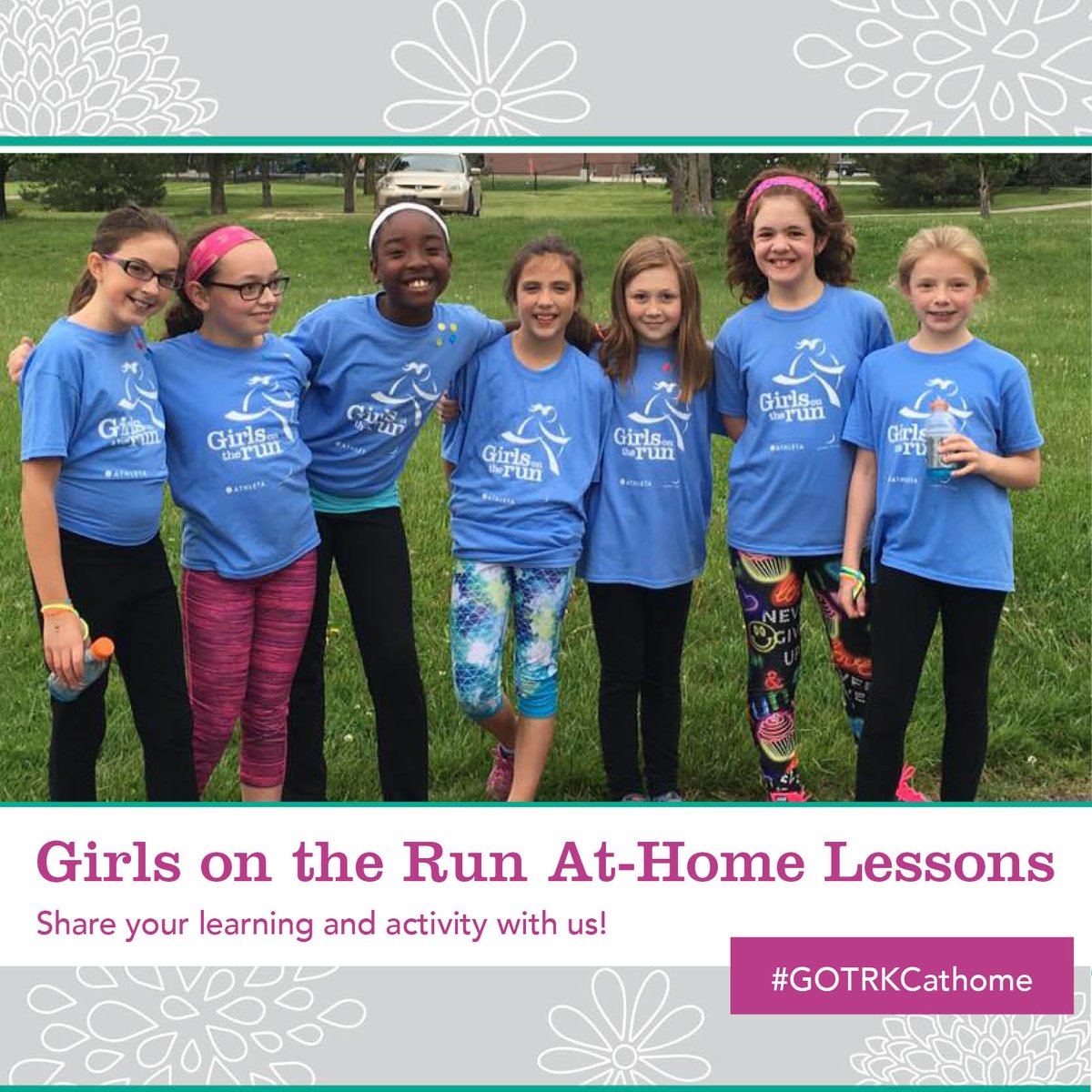 While our season is paused, you can still keep your girl active and engaged! We will be emailing at-home activities to parents and updating our website soon!

As you and girl complete these activities, we'd love to hear from you! Please tag #GOTRKCathome!
