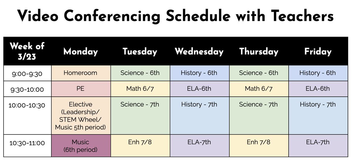 stacyyung's tweet image. Super proud of our small-but-mighty @cadence_park team! We cranked out these resources to support our students &amp;amp; families. 

Our EDL plan includes all resources in one doc to send to parents, a video conferencing schedule, and a suggested daily schedule. #irvineusd