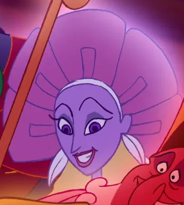 Double checked my model sheets I got a year or two ago bc of how this shitpost is going and Persephone (Hades' wife herself) does in fact appear in the movie!