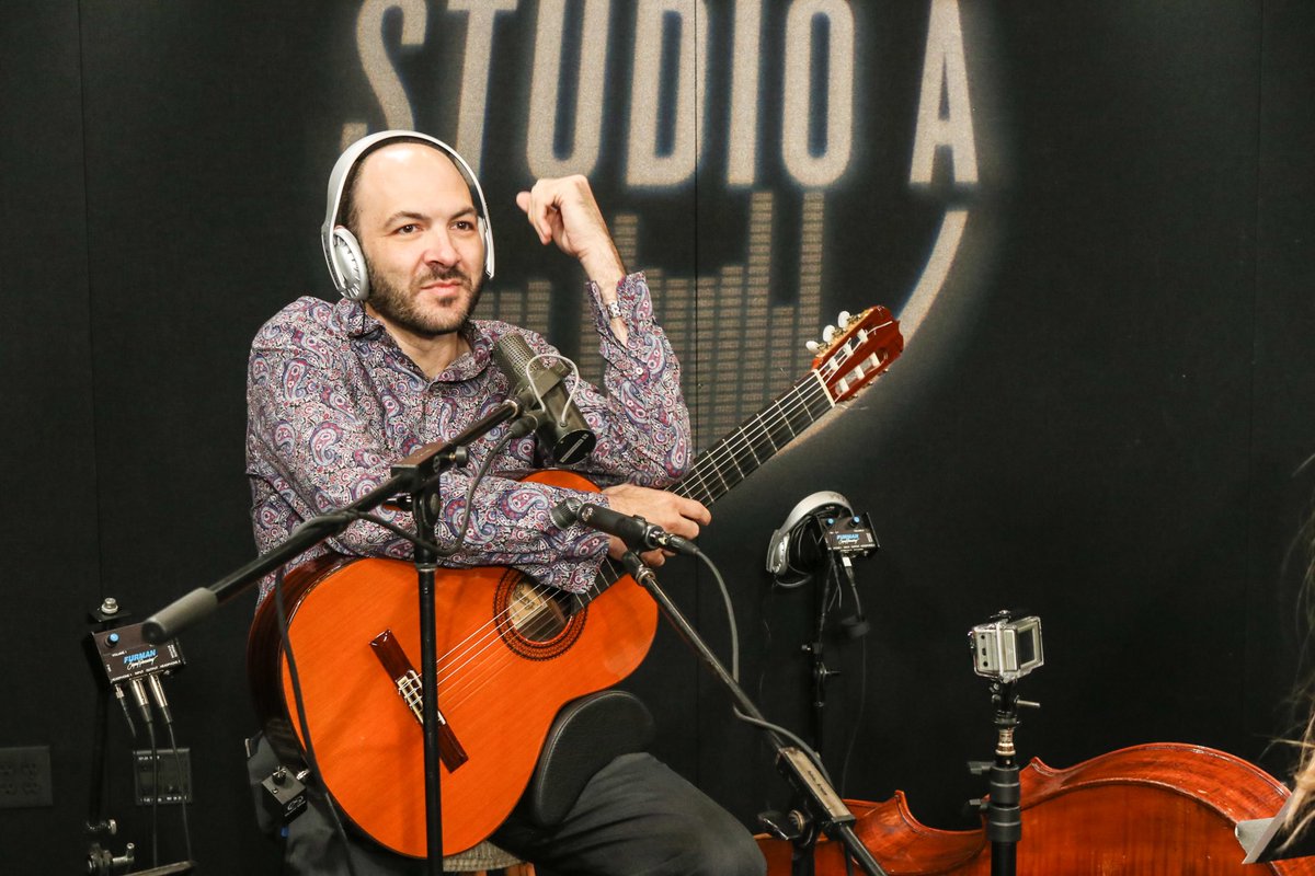WUCFFM's tweet photo. Did you miss the #brazilianjazz stylings of @DSoledadeMusic and @NateNajar on #LiveFromStudioA? Catch the re-air tonight at 7 on-air or online. https://t.co/k1bl7aL0jU https://t.co/NNwBSNo2Oi