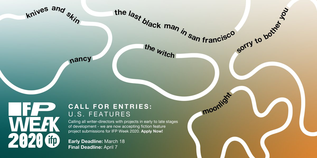 Tomorrow is the early deadline for #IFPWeek's U.S. Features applications! The <a href="/ifpfilm/">gabi :D</a> call for entries must be feature-length screenplays, completed after September 2019. bit.ly/IFPUSFeatures2…