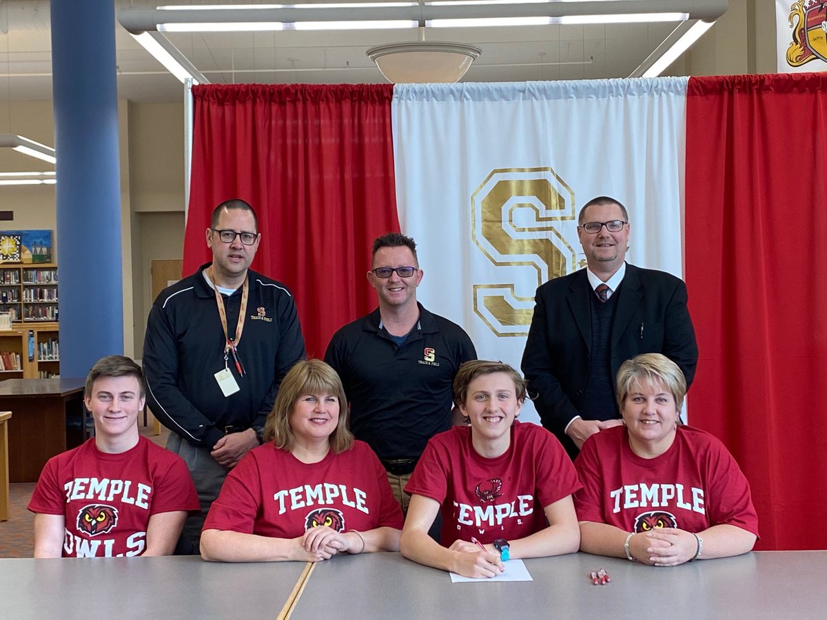 Josh Christianson signs to continue running career at Temple University!!!   Congrats Josh!!!!