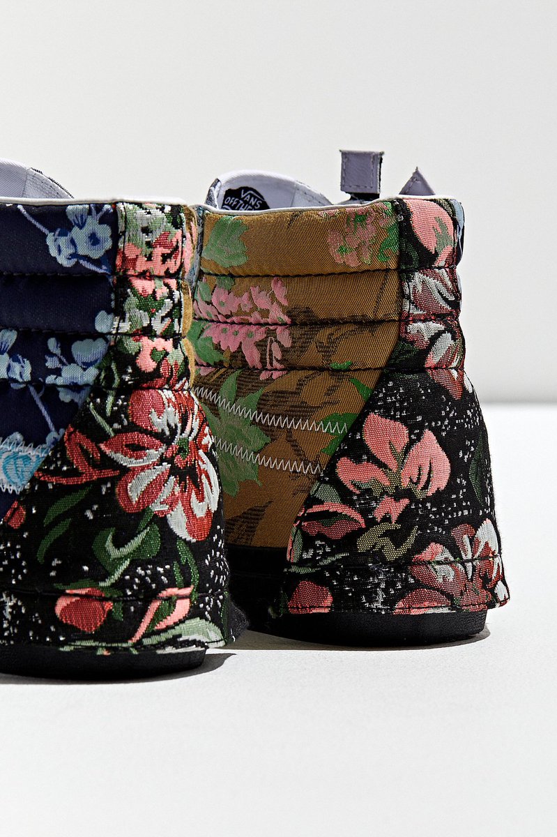 vans floral sk8 hi reissue cap