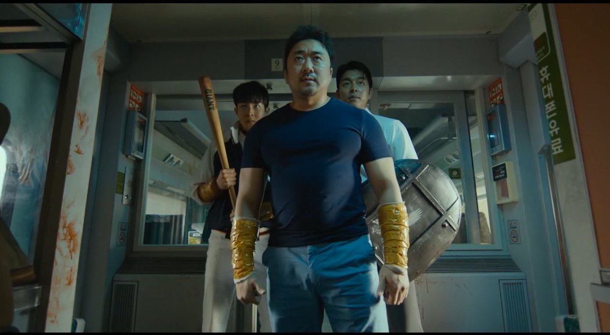 TRAIN TO BUSAN (2016) gong yoo fighting zombies, i know i’ve already convinced you