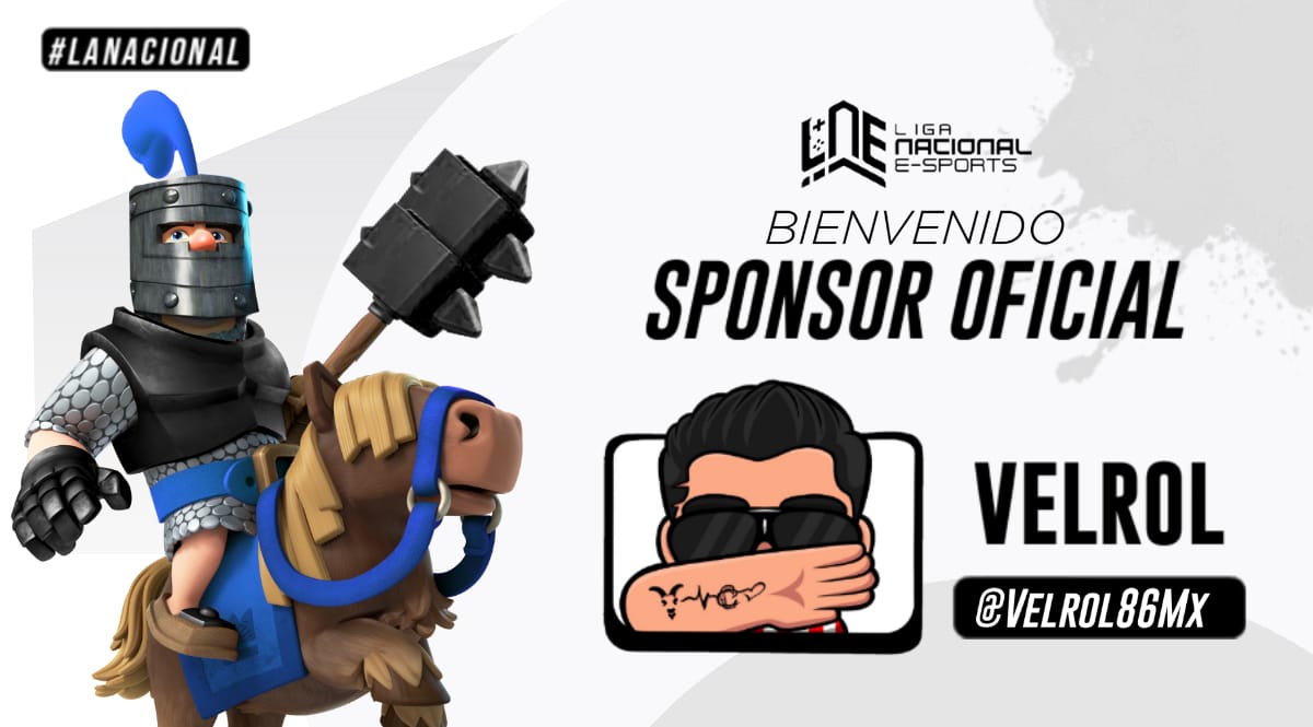 🗣️📢 ¡¡NUEVO SPONSOR!!

Oficialmente damos la bienvenida a <a href="/Velrol86Mx/">velrol</a> como nuevo patrocinador de cara al siguiente split de nuestras 7 ligas nacionales.

Agradecemos el apoyo y la confianza para la continuidad de los Esports en Latam.

🇲🇽 🇨🇴 🇦🇷 🇬🇹 🇨🇱 🇵🇪 🇪🇨

#LaNacional 🎮