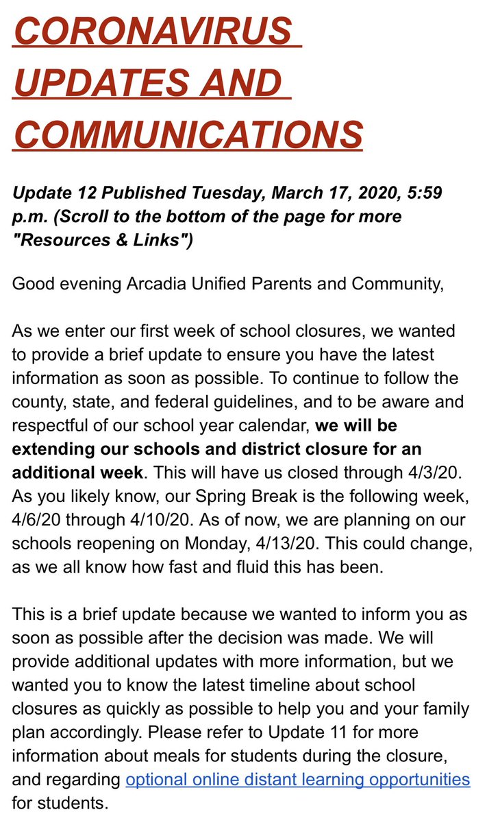 Arcadia Unified tweet media