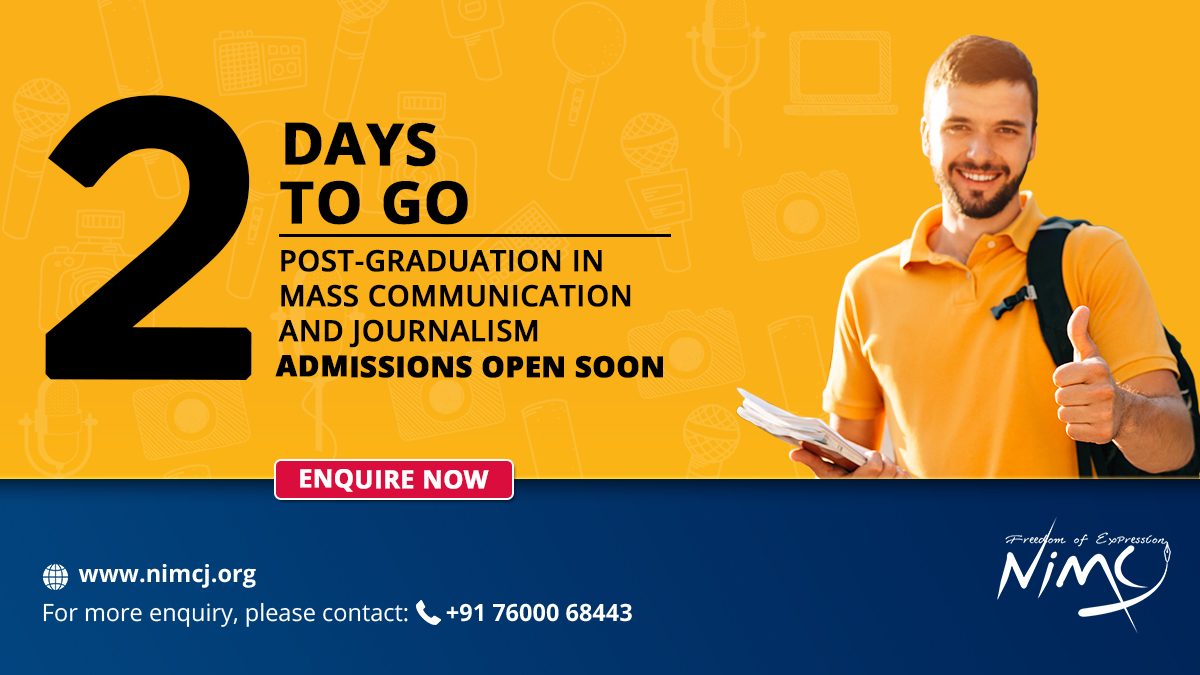 NimcjOfficial's tweet image. Only 2 days to go!
Get ready to grab your seat.
Experience The Real.
#NIMCJ #AdmissionsOpenSoon #MassComm #Journalsim #2DaysToGo