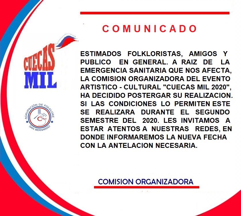 Comunicado de Cuecas Mil !!!