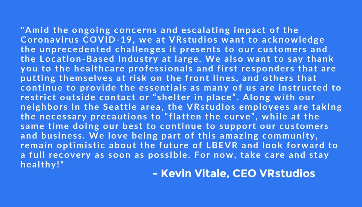 VRStudiosUSA's tweet photo. @VRStudiosUSA @KevinBVitale #CoronavirusOutbreak #CoronaVirusUpdates #CoronaQuarantine #CoronaQuarantine2020 #vrstudios #vr #virtualreality https://t.co/JAtfVdy3PP
