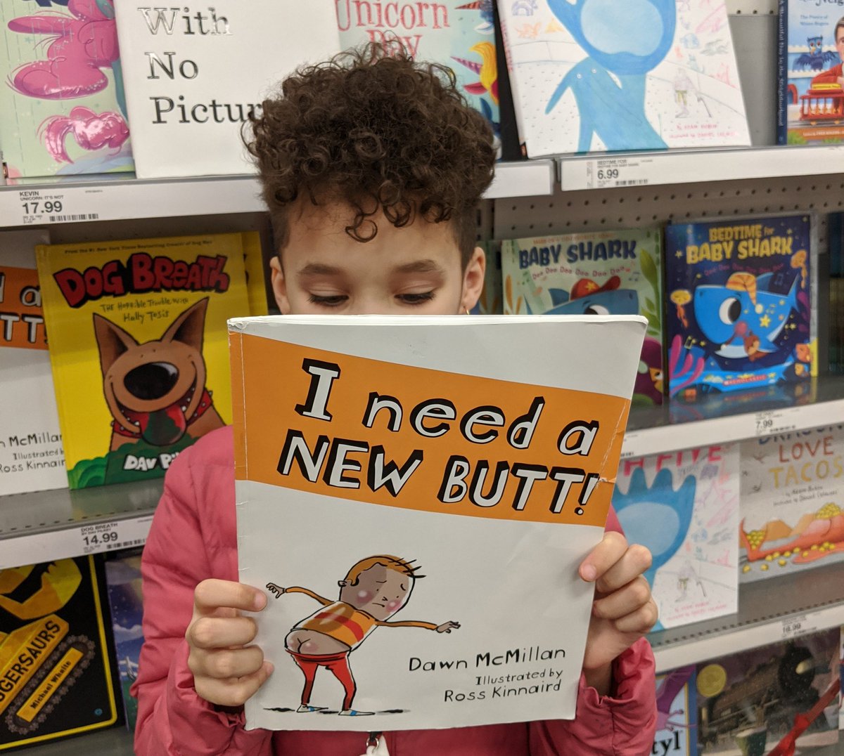 When you tell the kids that you believe in book choice, you gotta stand by your words.

...so much laughter. 🙂📚