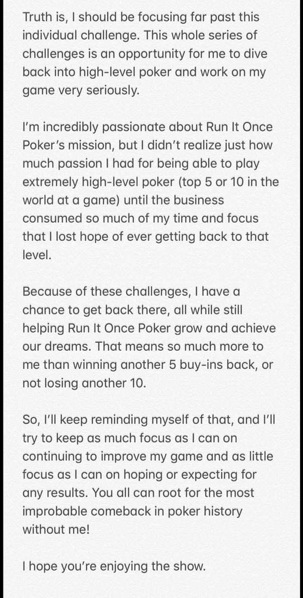 PhilGalfond's tweet image. It has been a little while and circumstances have changed. Here are some more of my thoughts on the first #GalfondChallenge match.

Back to the tables on Thursday!