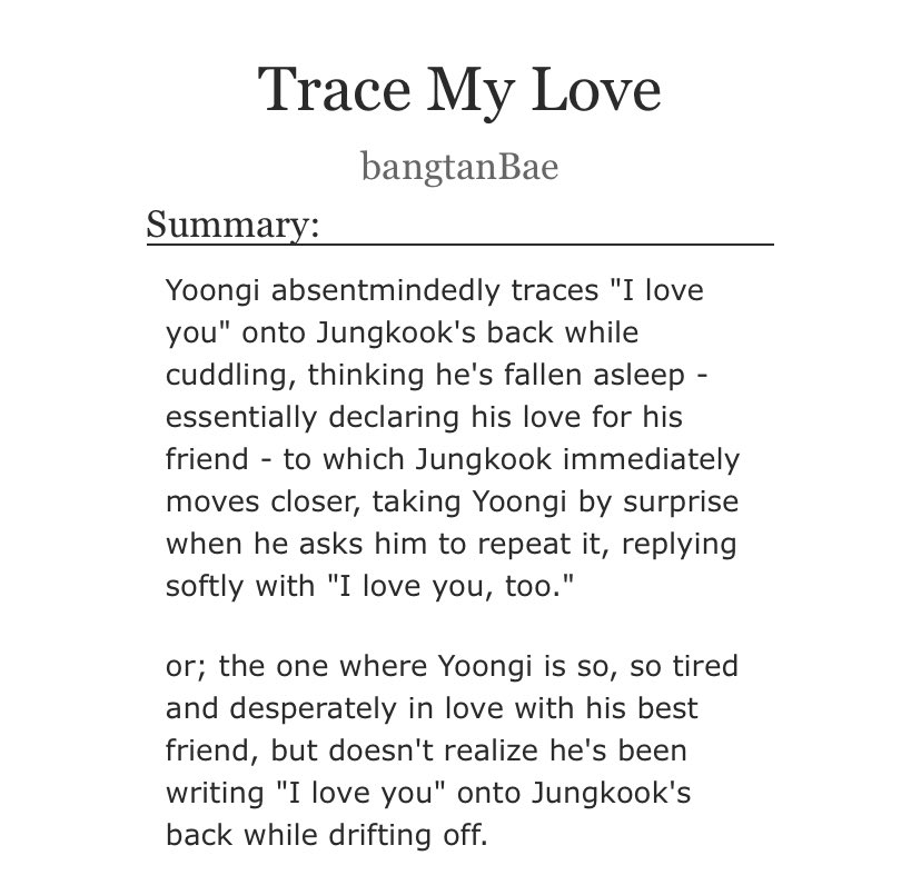 yoonkook-fluff- so sweet you’ll get a cavity- one shot- literally so soft- 4.5k words https://archiveofourown.org/works/22786531#main