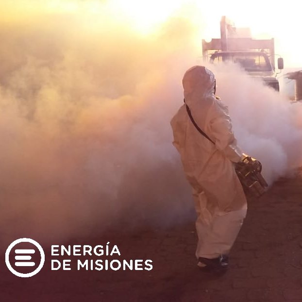 "Al dengue lo combatimos entre todos"                         
✅Continuamos con las acciones de prevención en toda la Provincia.
.
✅Realizamos fumigaciones en la Usina Sulzer, ubicada en la costanera de Posadas
.
#EnergíaDeMisiones #EstamosTrabajando #SinMosquitoNoHayDengue