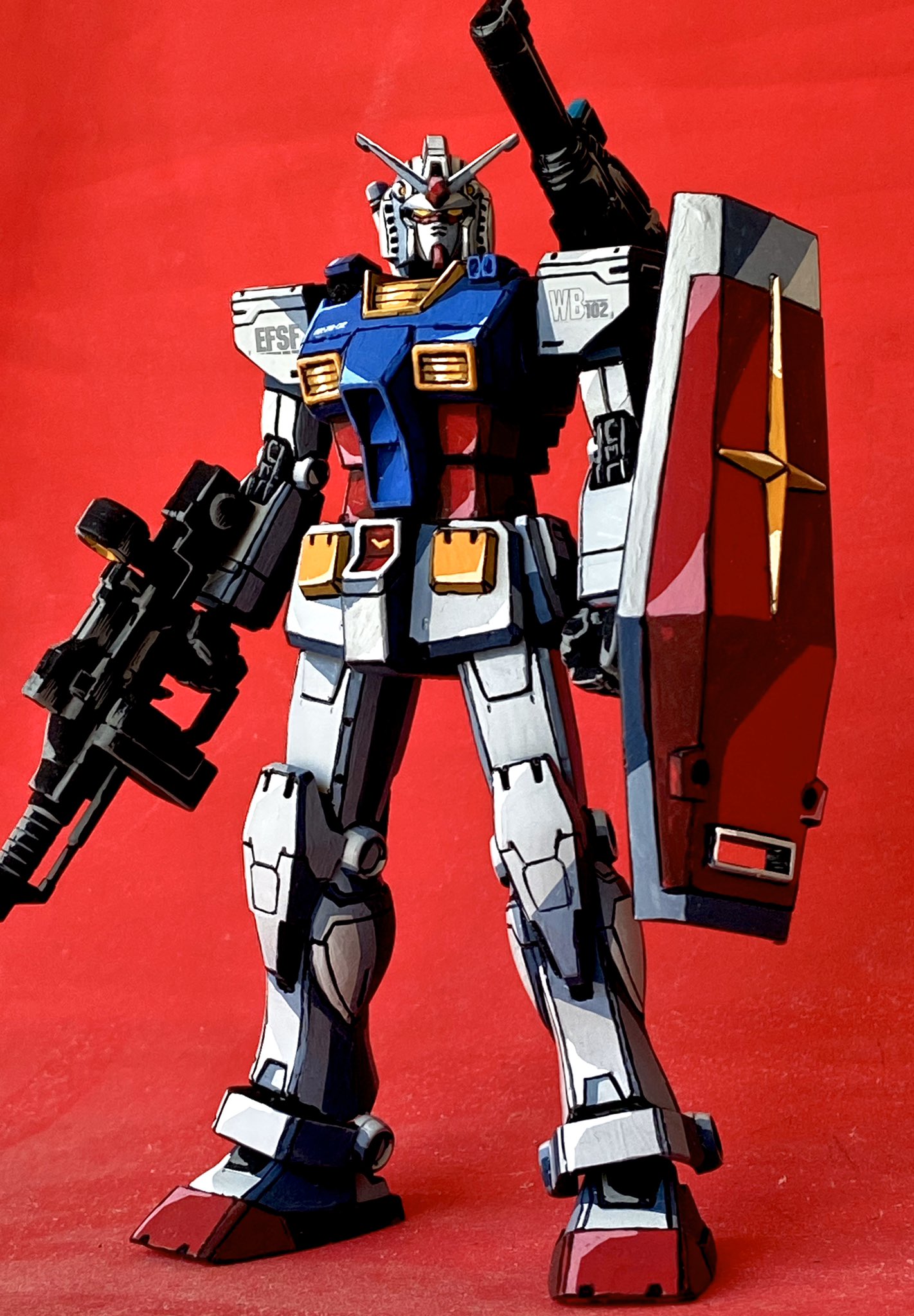 J 1 144 Rx 78 2 オリジン版 アニメイラスト風が形になりました 思ってた通り 78 2のキットはこれで決まりだと思います イラスト風模型 ガンプラ ガンダム Gunpla T Co I8g2ijwehp Twitter