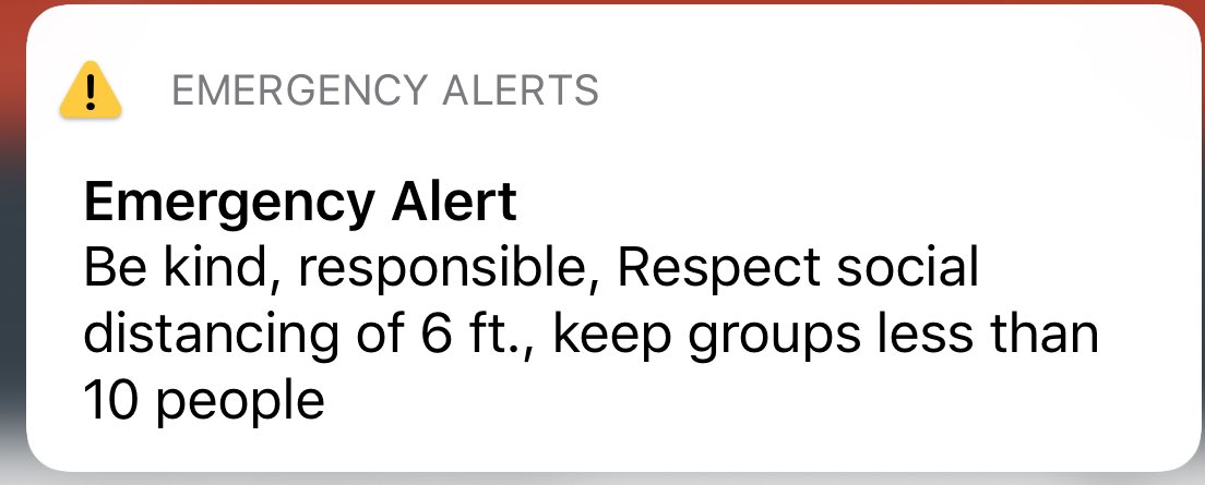 If you send out an Emergency Alert, please use proper grammar or we won’t take you seriously. Thank you
