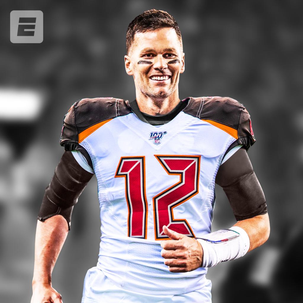 tom brady in a bucs uniform