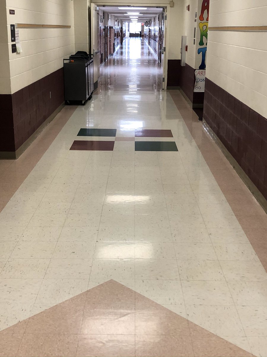 TothTigers's tweet photo. Looking forward to the day when we can welcome our Toth Tigers back to school..... The hallways and parking lots were way too quiet today!
*(pictures taken during what would normally be dismissal)

Until we meet again, stay healthy &amp; safe, Tigers❤️! https://t.co/j79zzABlMX