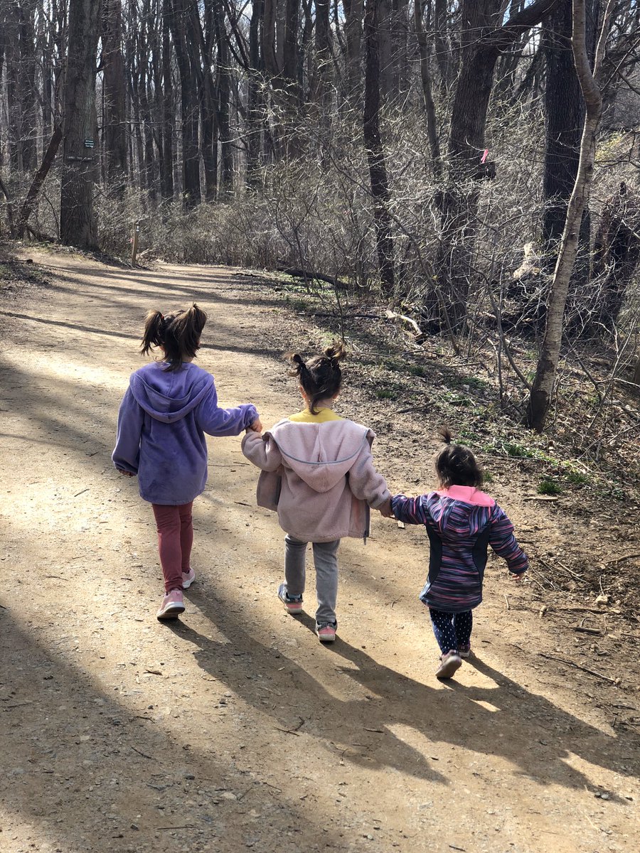 msjenpatterson's tweet photo. Took our learning outside today with a hike to find some rainbows and green in honor of St. Patrick’s Day. 

@hcpss_hohs, @hcpss, how are you spending time since school is closed? Let’s share what’s made us smile today. Fill our feeds with happy. 
@bettertogether #HCPSSPride https://t.co/fxzXksqNvO