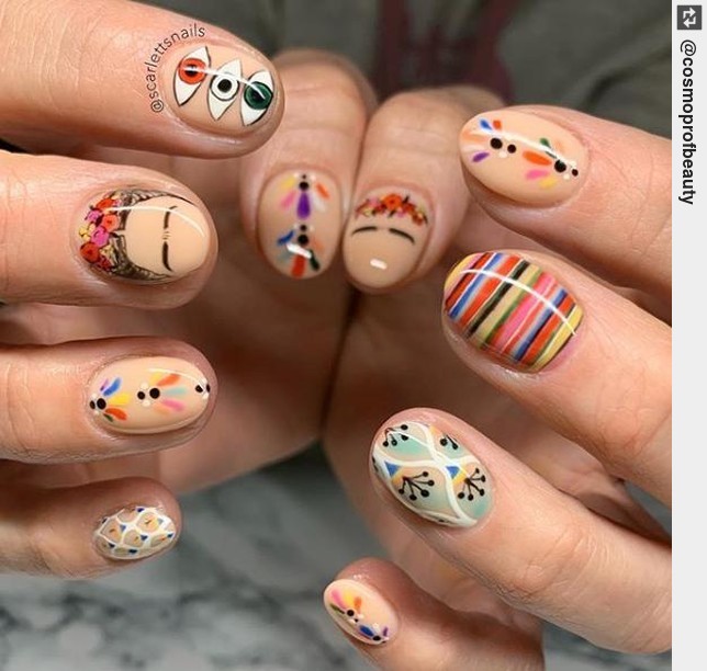 betrendsetters's tweet image. #handpaintednailart #CosmoPro #licensedtocreate #beauty #stylish #beautiful #hair