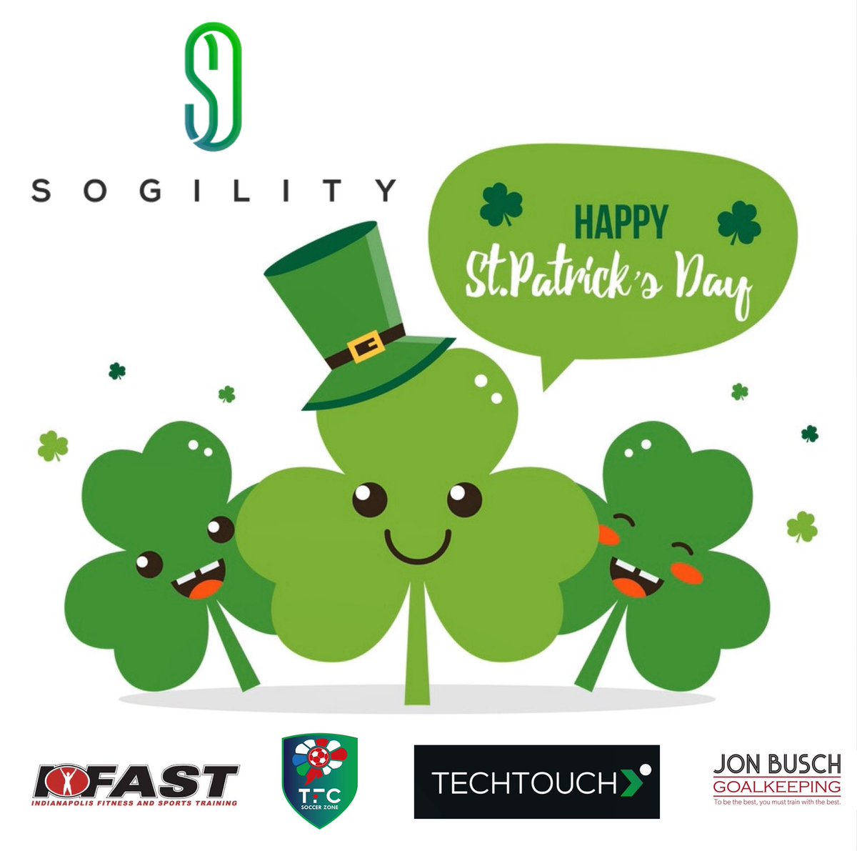 sogility's tweet image. Happy St. Patrick’s Day! 
#TSZ #Techtouch #ifast #hpg