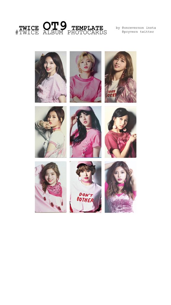 also made ot9 templates for all twice japanese albums! all albums are in the ‘japanese album ot9 templates’ file over at  http://bit.ly/oncevernon 