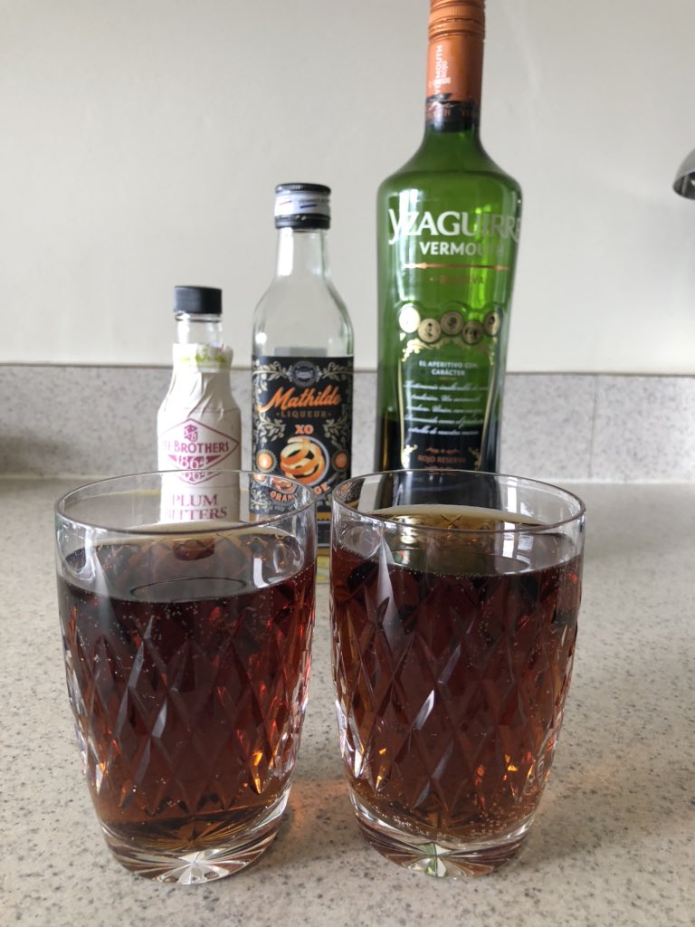 laurenstokes's tweet photo. A cocktail as murky as our futures. #coronavermouth #quarantinefortwo https://t.co/4m0Wp8JrU1
