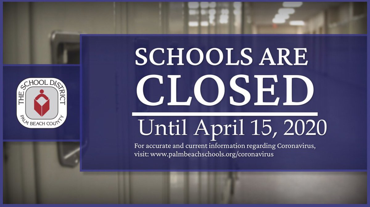 Donald E. Fennoy II (@dfennoy) on Twitter photo Parents, students, and <a href="/pbcsd/">The School District of Palm Beach County</a> staff: @RonDeSantisFL has announced that all Florida K-12 schools will remain closed through April 15. My staff and I will update you on the District’s remote learning plans tomorrow at 11:30 am. Watch live on palmbeachschools.org Parents, students, and <a href="/pbcsd/">The School District of Palm Beach County</a> staff: @RonDeSantisFL has announced that all Florida K-12 schools will remain closed through April 15. My staff and I will update you on the District’s remote learning plans tomorrow at 11:30 am. Watch live on palmbeachschools.org