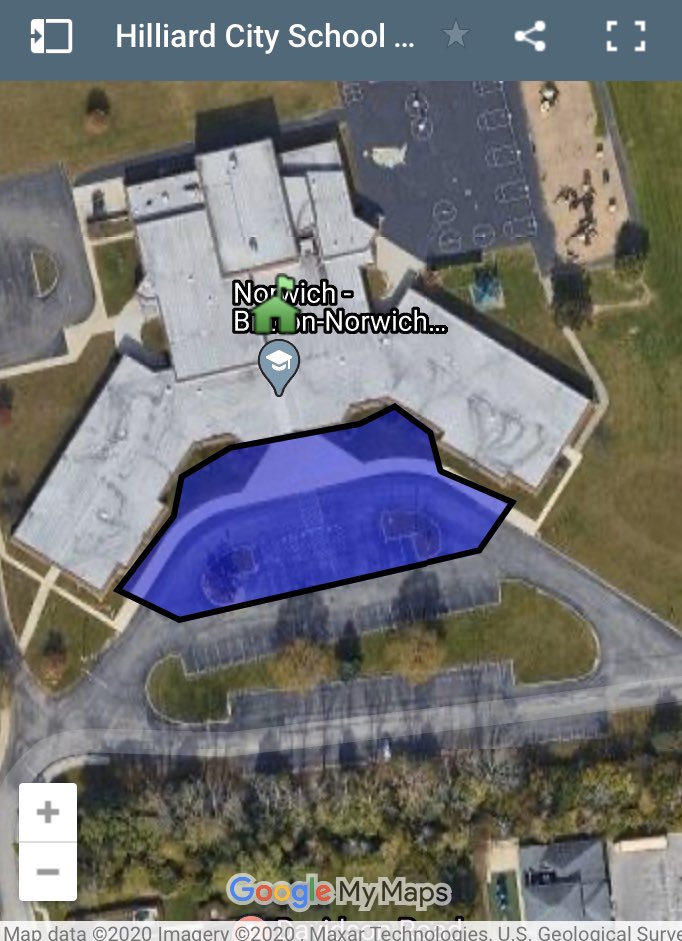 BNLC Families-the blue area of the Norwich building parking lot is a great spot for public WiFi access. Please feel free to use this area if you need online access for Canvas eLearning.