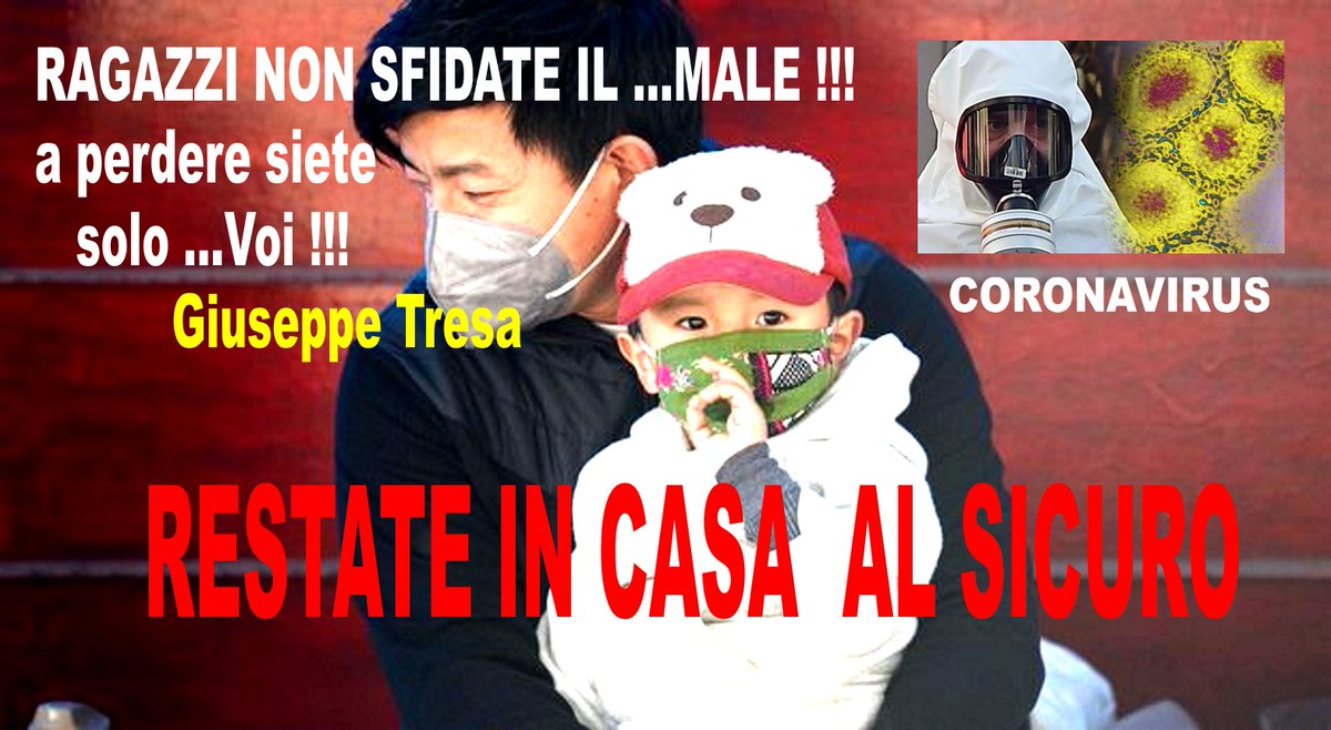 Giusepp52609245's tweet photo. restare a casa è importante solo così possiamo sconfiggere questo male è ritornare ad essere NOI https://t.co/jlDZIExENb