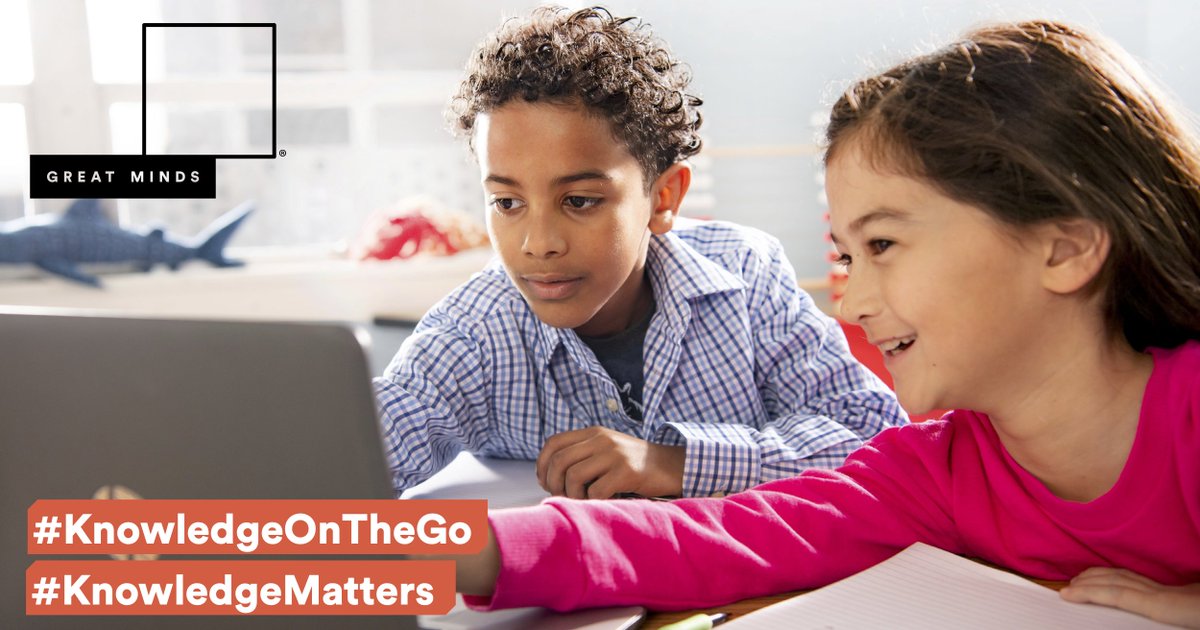 Tomorrow, 3/18, Great Minds will be releasing daily video lessons of <a href="/thephdscience/">PhD Science</a> <a href="/WitWisdomELA/">Wit & Wisdom English</a> <a href="/eureka_math/">Eureka Math</a>. 25 video lessons, which can be accessed by anyone from any device, will be released per day. These videos will be posted here: hubs.ly/H0nFY8q0 #KnowledgeOnTheGo