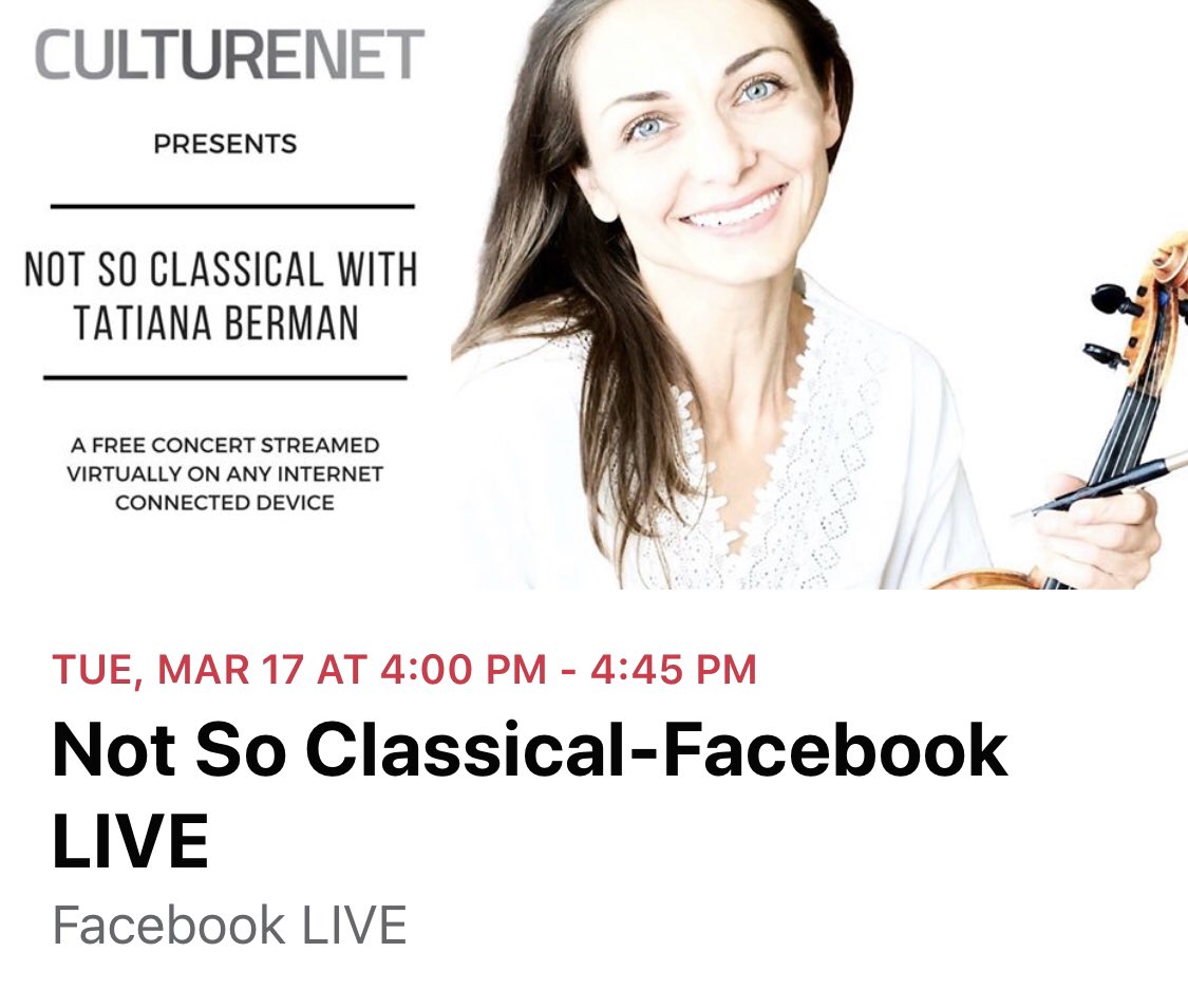 ConstellaArts's tweet photo. Thank you to everyone who tuned in for the performances today - humbled by your support and outpouring of beautiful comments 😘🎻🦄🍀 

One of the concerts will be temporarily available to watch for now if you missed the live event...
https://t.co/GolmKcyFMb https://t.co/C1BwEnjusS