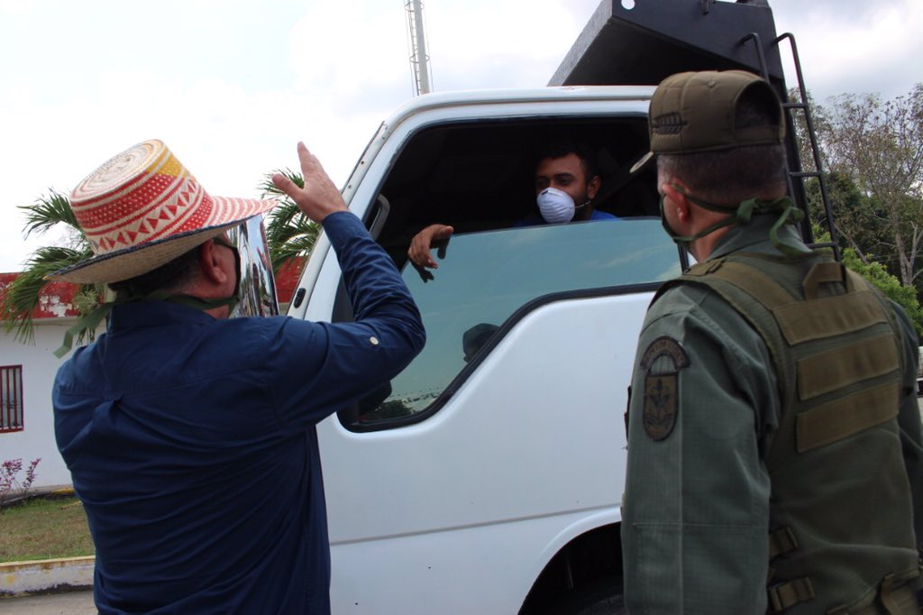 #17Mar Garantizamos el abastecimiento y la producción del pueblo de #Trujillo y otras regiones del país  al permitir el desplazamiento seguro de los productores que llevan los alimentos en beneficio de las familias venezolanas #VenezuelaUnidaContraElCoronavirus