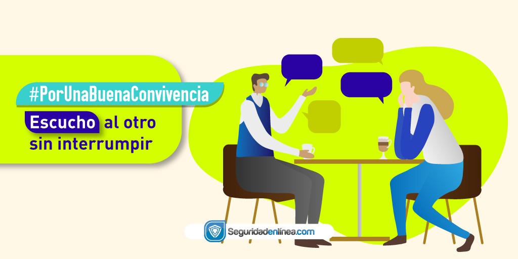 segenlinea's tweet photo. Es muy importante y necesario que sepamos escuchar a los demás cuando estamos en una conversación, sin interrumpirles ni juzgarles. Así aportarás a una mejor convivencia. https://t.co/ulnDd9lHyz