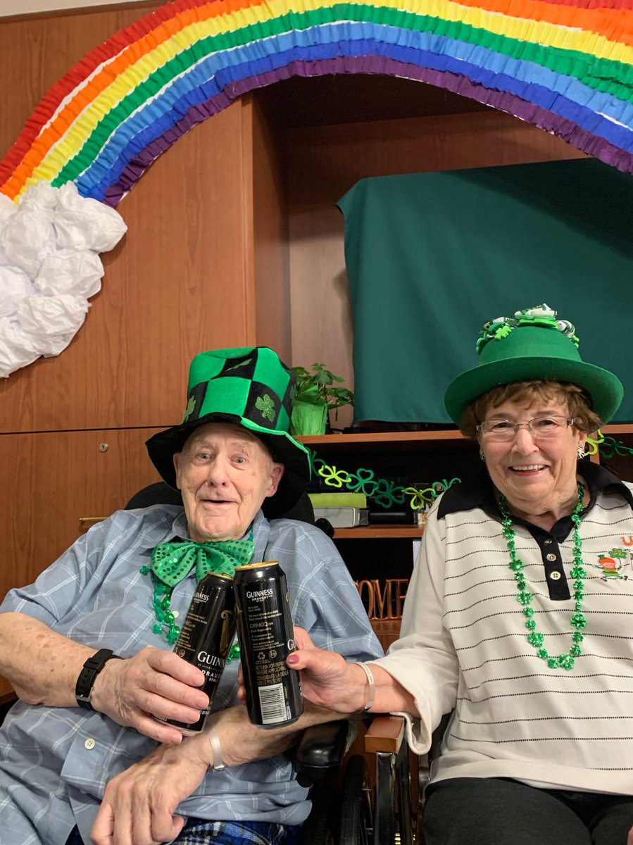 MapleVillaLTC's tweet photo. Happy St. Patricks' Day 2020! #MapleVilla #Seniors #LongtermCare #Burlington #Fun #StPatricksDay https://t.co/DMNCeyLNtv