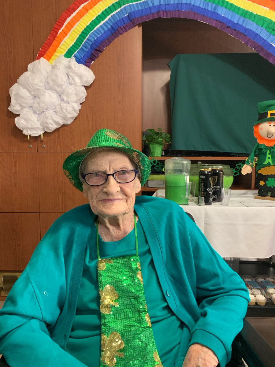 MapleVillaLTC's tweet photo. Happy St. Patricks' Day 2020! #MapleVilla #Seniors #LongtermCare #Burlington #Fun #StPatricksDay https://t.co/M1D7rSUn75
