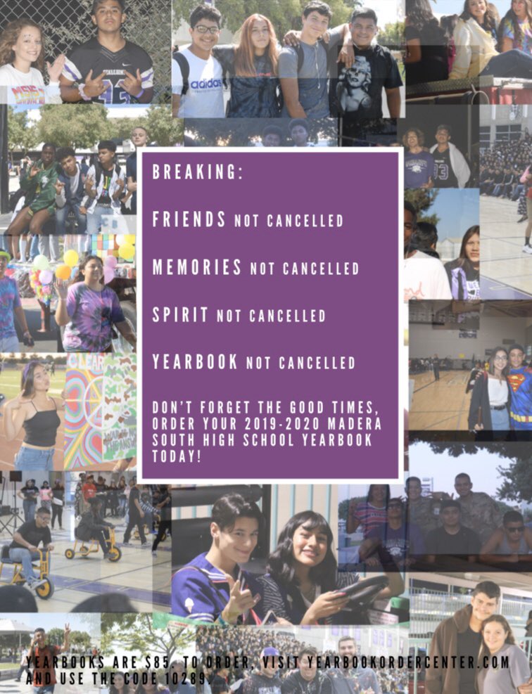 MSHSFeedback's tweet photo. We may not be in school but you can still order your yearbook! https://t.co/Tr6lGJQrPR