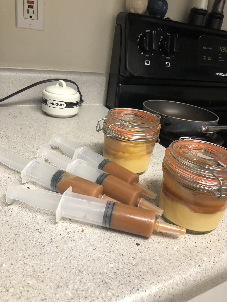And of course I nabbed some sweets: Cardamom Spiced Donuts to dip into our famous Butterscotch Pudding with Salted Vanilla Caramel in the jars. The other “shots” are  #CBD caramel, which we offer instead of the vanilla caramel, and it’s beyond yummy & WHEEEE /6