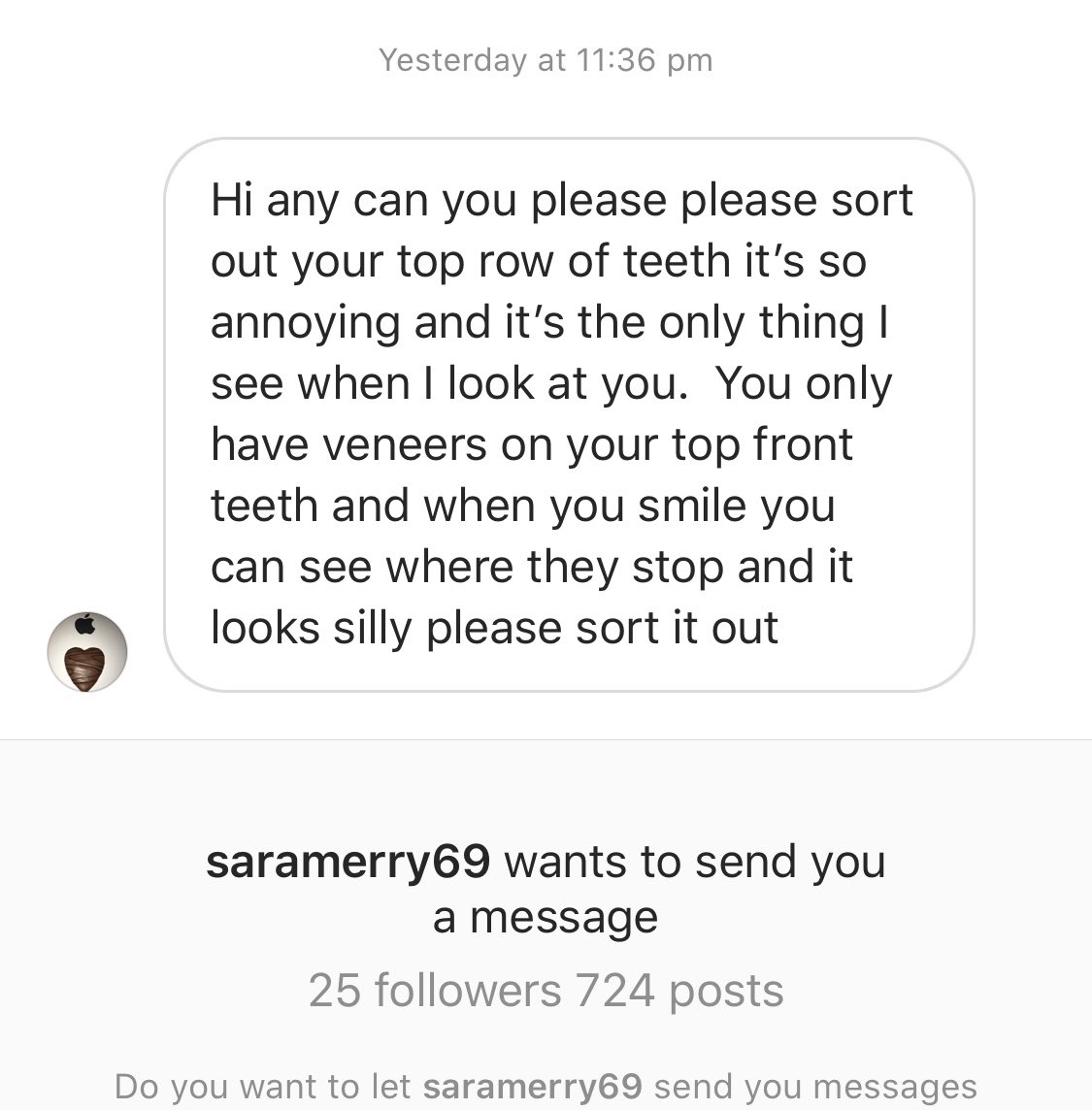 Well after a day of really positive messages about helping eachother and being kind, I think I’m gonna take a break from social media, I don’t need to read stuff like this everyday. The whole be kind thing literally lasted 2 days.