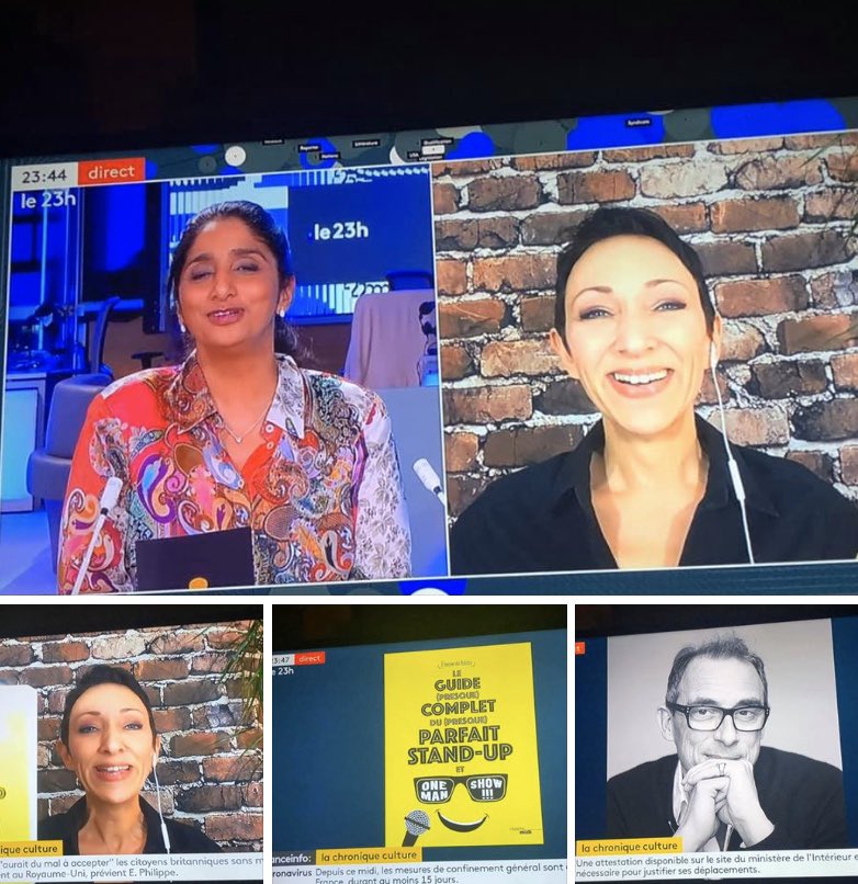 Et un immense merci confiné à <a href="/IsabelleLayer/">Isabelle Layer</a> et <a href="/franceinfo/">franceinfo</a> pour cette super chronique sur le Guide du One Man Show